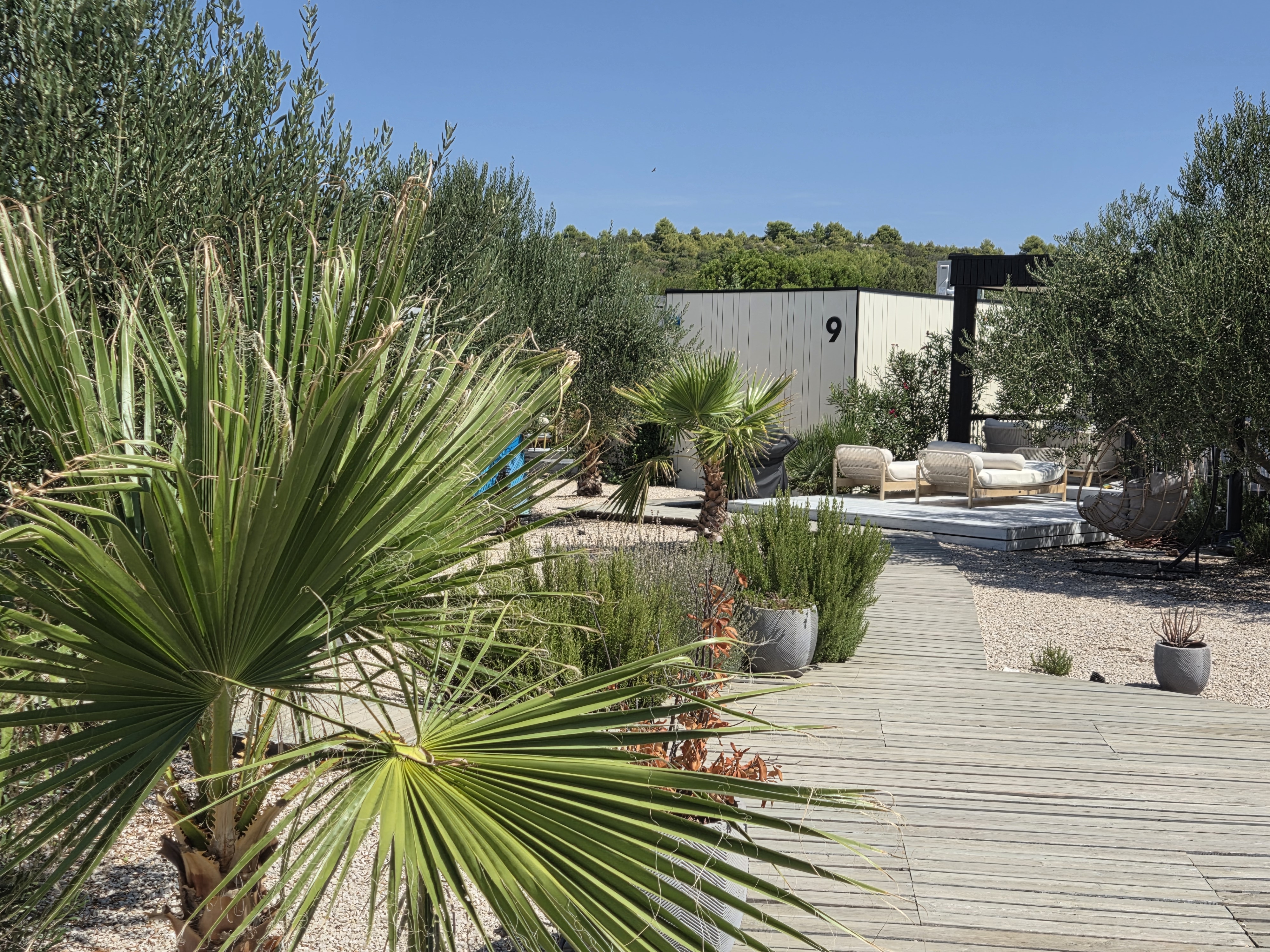 Jazine Beach Villa terrace view