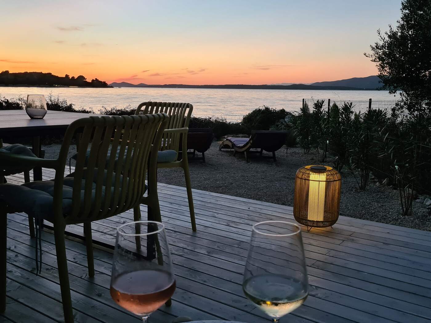 Evening on the terrace
